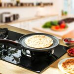 SENSARTE Nonstick Crepe Pan, Swiss Granite Coating Dosa Pan Pancake Flat Skillet Tawa Griddle 12-Inch with Stay-Cool Handle, Induction Compatible - Image 9