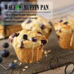 Walfos Silicone Texas Muffin Pan Set- 6 Cup Jumbo Silicone Cupcake Pan, Non-Stick, Just PoP Out! Perfect for Egg Muffin, Big Cupcake - BPA Free and Dishwasher Safe, Set of 2 - Image 9