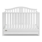 Graco Solano 4-in-1 Convertible Crib with Drawer Combo (White) – GREENGUARD Gold Certified, Includes Full-Size Nursery Storage Drawer, Converts to Toddler Bed and Full-Size Bed - Image 10