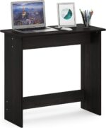 FURINNO Simplistic Study Table, Espresso - Image 2