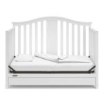 Graco Solano 4-in-1 Convertible Crib with Drawer Combo (White) – GREENGUARD Gold Certified, Includes Full-Size Nursery Storage Drawer, Converts to Toddler Bed and Full-Size Bed - Image 13