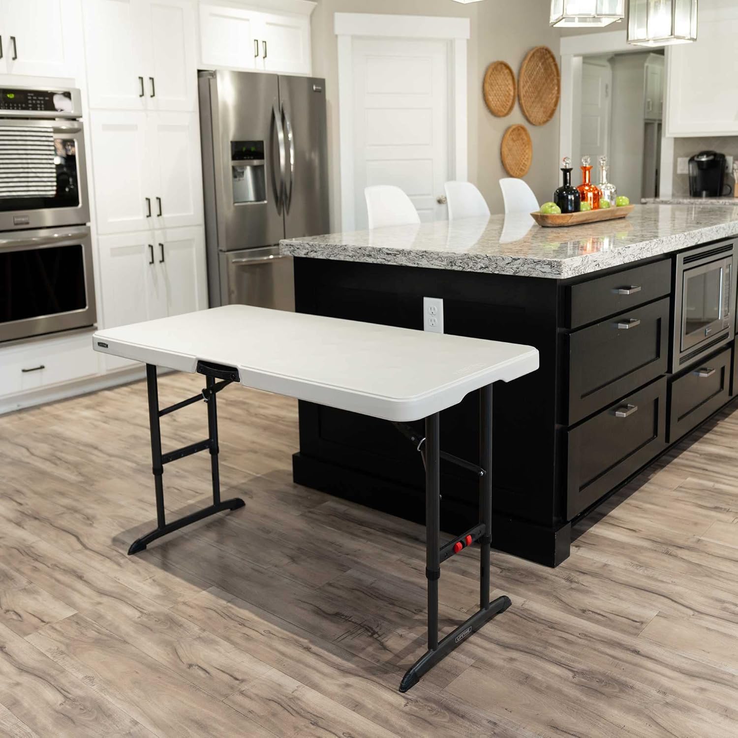 71P6kdRI2L._AC_SL1500_.jpg LIFETIME 80387 4-Foot Commercial Adjustable Folding Table, Almond - Image 13