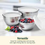 Cuisinart Mixing Bowl Set, Stainless Steel, 3-Piece, CTG-00-SMB - Image 3