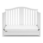 Graco Solano 4-in-1 Convertible Crib with Drawer Combo (White) – GREENGUARD Gold Certified, Includes Full-Size Nursery Storage Drawer, Converts to Toddler Bed and Full-Size Bed - Image 12