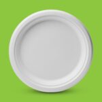 100% Compostable Paper Plates 150 Pack, 10 Inch Heavy Duty Biodegradable Microwavable Disposable White Dinner Plates, Made of Eco-Friendly, Natural Sugarcane Bagasse - Image 8