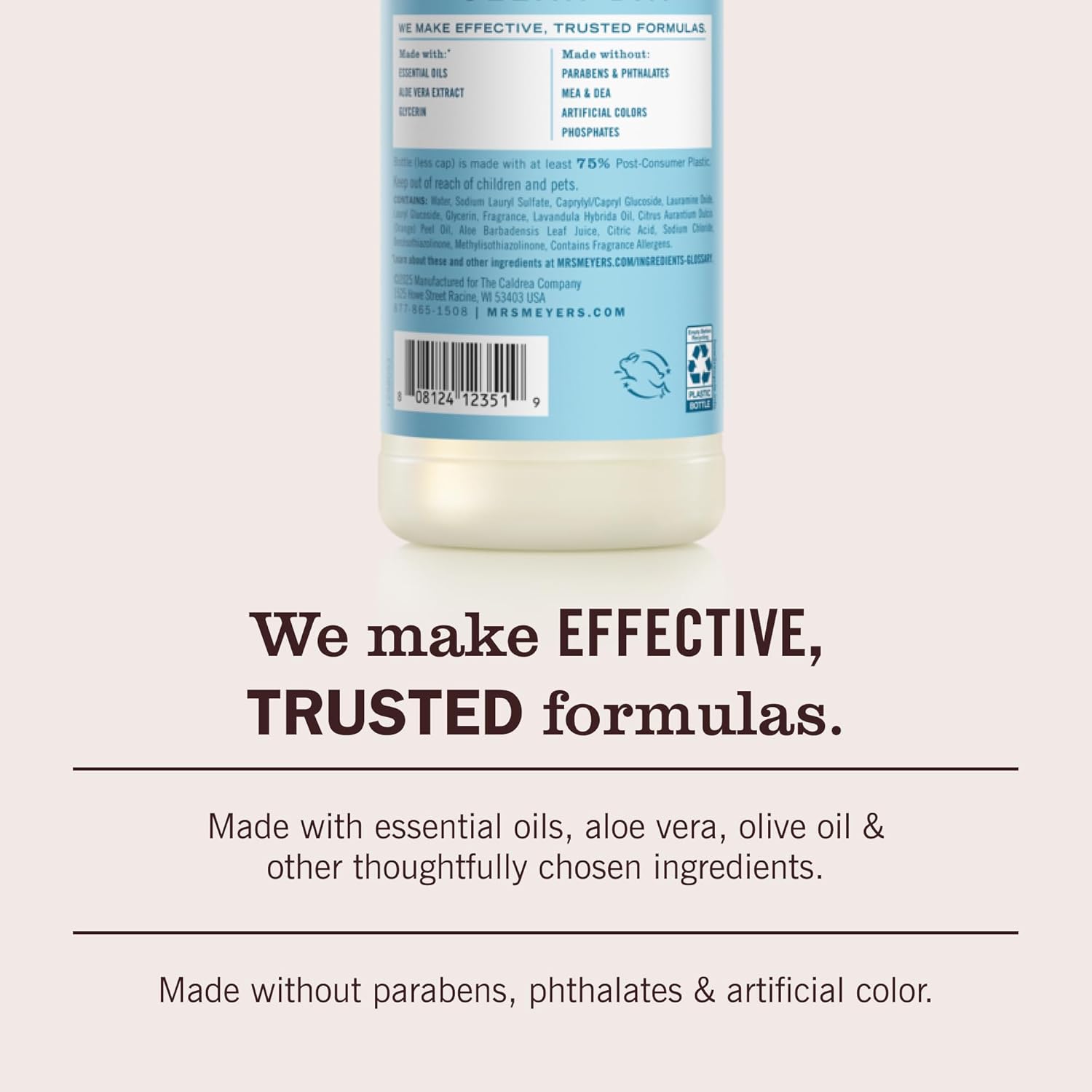 71RS6zfBaZL._AC_SL1500_.jpg MRS. MEYER'S CLEAN DAY Liquid Dish Soap Refill, Biodegradable Formula, Peony, 48 fl. oz - Image 4