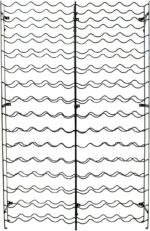 Sorbus Wine Rack Freestanding Floor - Wine Bottle Holder Holds 150 Bottles of Wine - 150 Bottle Capacity Wine Storage for Any Bar, Wine Cellar, Kitchen, Dining Room - Image 9