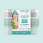 Bentgo Prep - 20-Piece 1-Compartment Reusable Meal Prep Containers with Lids, PFAS & BPA Free Materials, Durable, Microwave, Freezer, & Dishwasher Safe To Go Food Storage (Mint) - Image 9