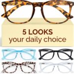 CCVOO Reading Glasses for Women, Eyeglasses, Blue Light Readers for Women, Computer Eye Glasses, Cheaters - Image 2