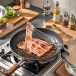 Stainless Steel Scissor Tongs Cooking Tongs Set, Set of 3 (Black Handle, 10" 12" 16") - Image 7