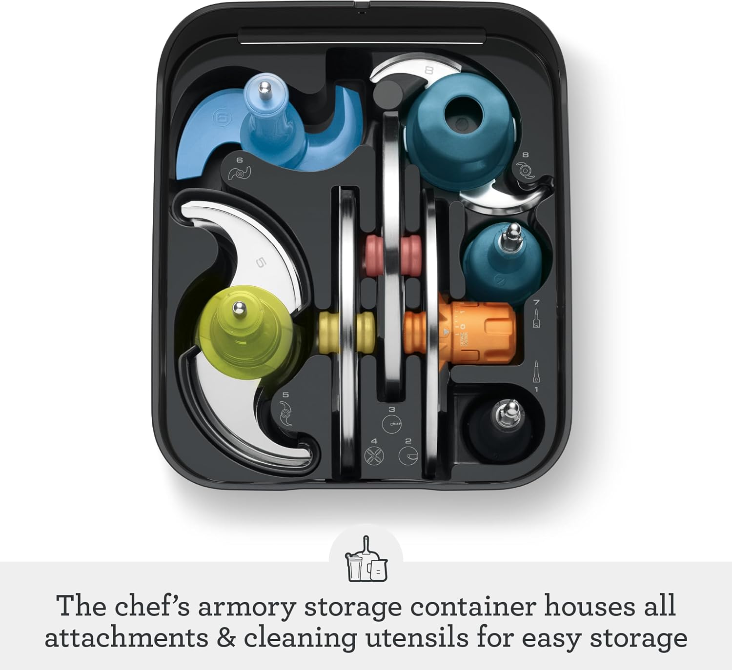 71bey3O1KEL._AC_SL1500_.jpg Breville BFP810 Sous Chef 16 Cup Food Processor, Large, Damson Blue - Image 7