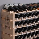Wine Rack Cabinet Freestanding for Floor Wooden Stackable Storage Modular countertop Wood Wine Holder (100bottle) - Image 6
