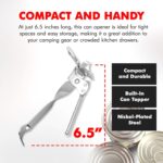 Chef Craft Select Can Opener with Tapper, 6.5 inches in length, Nickle Plated - Image 5