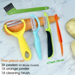 GANNK Vegetable Potato Peelers for Kitchen, Y Peeler for Apple Fruit Carrot Zucchini Cucumber Potatoes, Good Grip Veggie Peeler Makes Peeling Very Easy - Image 7
