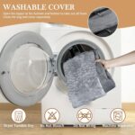 Comfort Expression Orthopedic Dog Bed for Extra Large Dogs 42x30 Inch, Waterproof Supportive Egg Crate Foam XL Pet Bed with Removable Bolsters, Dog Couch with Washable Cover & Non-Slip Bottom, Grey - Image 9