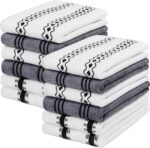HOMEXCEL Microfiber Cleaning Cloth, Kitchen Towels 12 Pack, Lint Free, Scratch-Free, Highly Absorbent, Reusable Dish Towels for Kitchen and Household - Image 2