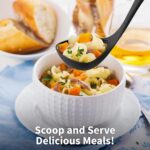 Zulay Kitchen Soup Ladle – Ergonomic, Heat-Resistant & Versatile for Serving Soup, Chili, Gravy & More - Black - Image 9