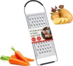 Cheese Grater Handheld, HIA Flat Coarse Stainless Steel Graters for Kitchen, Food Grater with Anti-Slip Handle, Perfect for Potato, Vegetable, Butter, Parmesan Cheese - Image 2