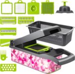 Vegetable Chopper, Multi 11-in-1 Food Choppers, Vegetable Slicer Cutter, for Onion Tomato Fruit, Mandoline Slicer Cutter Chopper, Quality Kitchen Appliance - Image 2