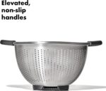 OXO Good Grips Stainless Steel 3 qt./ 2.8L Colander - Image 3