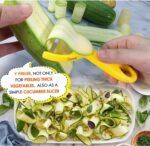 GANNK Vegetable Potato Peelers for Kitchen, Y Peeler for Apple Fruit Carrot Zucchini Cucumber Potatoes, Good Grip Veggie Peeler Makes Peeling Very Easy - Image 4