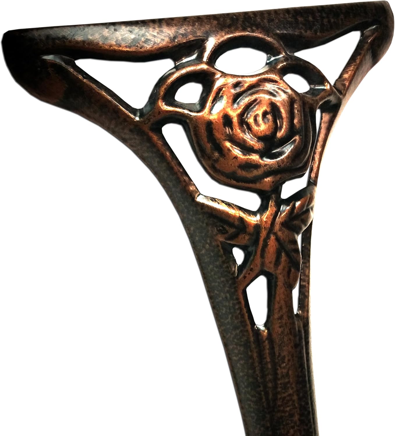 71miPZW5xHL._AC_SL1500_.jpg Oakland Living 3-Piece Rose Bistro Set with 23.5-Inch Cast aluminum Top Table - Image 6