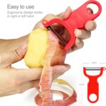 Original Vegetable Peeler Carbon Steel Blade 3-Pack Red/Green/Yellow - Image 3