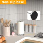 Paper Towel Holder Countertop, Stainless Steel, Weighted Base, Paper Towel Stand Holder for Kitchen Bathroom Farmhouse Essentials Decor Accessories, Silver - Image 5