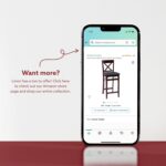 Linon Triena X Back Folding Counter Stool, Brown - Image 19