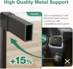 Novilla Full Size Bed Frame, 14 Inch Metal Platform Bed Frame Full Size with Storage Space Under Bed, Heavy Duty Steel Slat Support, Easy Assembly, No Box Spring Needed - Image 7