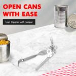 Chef Craft Select Can Opener with Tapper, 6.5 inches in length, Nickle Plated - Image 3
