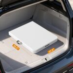 Folding Table 6ft Plastic Table Indoor & Outdoor for Picnic, Camping,BBQ and Party, with Powder Coated Steel Legs and Built in Carry Handle, White - Image 8