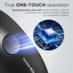 Canslab Ultrablade PRO Auto Stop Can Opener - Rechargeable Electric Can Opener for Kitchen for Seniors with Arthritis - One Touch Side Cut Opener, Smooth Edge, Handfree, Wall Mounted Small Size, Black - Image 3