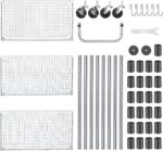 WDT 990Lbs Capacity Heavy Duty Rolling Utility Cart, NSF Rolling Carts with Wheels,Commercial Grade Metal Cart with Handle Bar & Shelf Liner,Trolley Serving Cart for Restaurant,Kitchen,Gray - Image 7