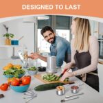 Measuring Cups and Spoons Set of 20, 7 Stainless Steel Nesting Measuring Cups & 7 Spoons, 1 + Leveler & 5 Mini Measuring Spoons for Cooking & Baking - Image 7