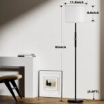 PARTPHONER Floor Lamp for Living Room Bedroom, 65’’ Modern Tall Lamp Simple Design Standing Lamps | 3 Color Temperature Rotary Switch Floor Lamp Suitable for Bedroom, Study Room, Office - Image 5