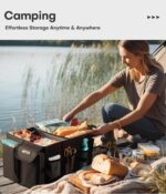 HOTOR Trunk Organizer - Car Organizer, Foldable Trunk organizer for SUVs & Sedans, Sturdy Car Organization for Car Accessories, Tools, Sundries, Black, 2 Compartments, 21.3"×12.6"×10.6" - Image 9