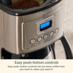 Cuisinart 12-Cup Coffee Maker, Programmable PerfecTemp Thermal Carafe Coffee Machine with 1-4 Cup Setting, Brew Strength Control and Brew Pause, Stainless Steel, DCC-3400NAS, Silver - Image 7