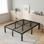 Novilla Full Size Bed Frame, 14 Inch Metal Platform Bed Frame Full Size with Storage Space Under Bed, Heavy Duty Steel Slat Support, Easy Assembly, No Box Spring Needed - Image 2