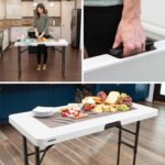 LIFETIME 80387 4-Foot Commercial Adjustable Folding Table, Almond - Image 9