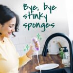 Scotch-Brite Scrub Dots Non-Scratch Scrub Sponge, Rinses Clean, for Washing Dishes and Cleaning Kitchen, 3 Scrub Sponges - Image 11