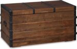Signature Design by Ashley Kettleby Storage Trunk, Dark Brown - Image 10