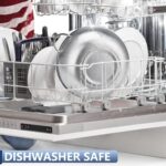 Colander Stainless Steel 3-Quart, Metal Strainer with Base, Strainer for Kitchen Food, Dishwasher Safe - Image 5