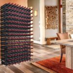 Sorbus Wine Rack Freestanding Floor - Wine Bottle Holder Holds 150 Bottles of Wine - 150 Bottle Capacity Wine Storage for Any Bar, Wine Cellar, Kitchen, Dining Room - Image 3