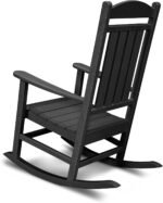 POLYWOOD Presidential Rocking Chair in Black - Image 7