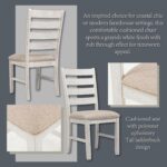 Signature Design by Ashley Skempton Modern Farmhouse Dining Room Chair, 2 Count, Whitewash - Image 11