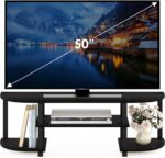 Furinno Turn-S-Tube Wide TV Entertainment Center, Espresso/Black - Image 5