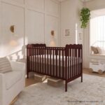Dream On Me Carson Classic 3-in-1 Convertible Full-Size Baby Crib in Espresso, GreenGuard Gold & JPMA, 4 Mattress Heights, Converts to Day & Toddler Bed, Locking Wheels, Classic Nursery Design - Image 8