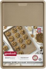 GoodCook BestBake Nonstick Textured Carbon Steel Cookie Sheet, 11" x 17", Large Baking Sheet, Even Heating, Scratch-Resistant, Non-Toxic, Durable, Ideal for Baking and Sheet Pan Dinners - Image 8