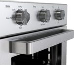 GE Mechanical Air Fryer Toaster Oven + Accessory Set | Convection Toaster with 7 Cook Modes | Large Capacity Oven - Fits 12" Pizza | Countertop Kitchen Essentials | Stainless Steel - Image 3